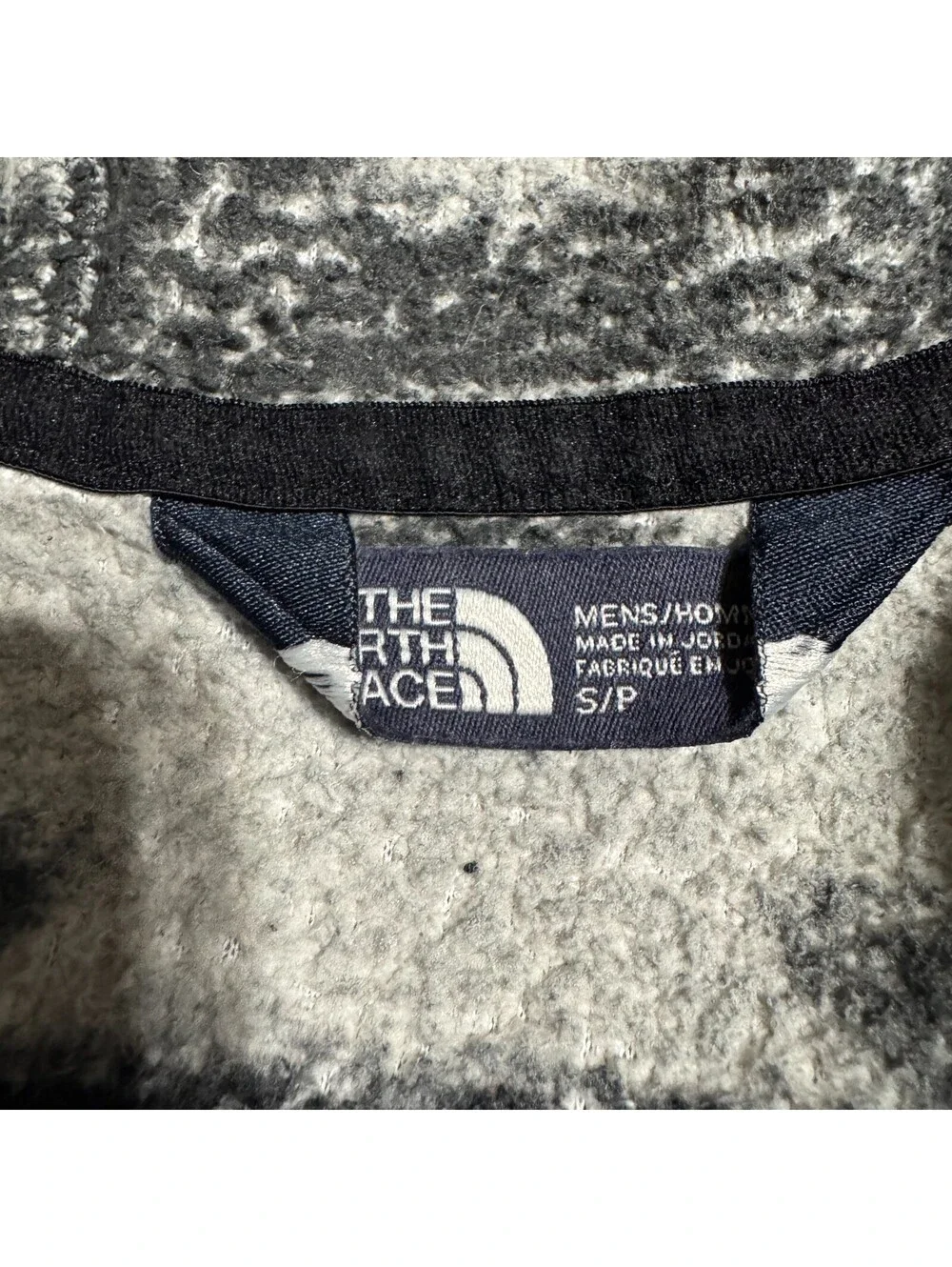 The North Face Mens Campshire Fleece Hoodie S Aztec Sherpa 1/4 Zip Pullover Gorp